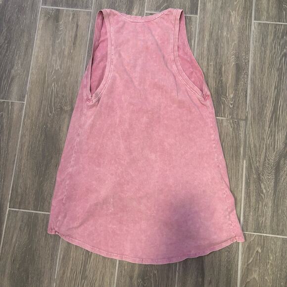 ⭐️ 3/$21 ⭐️DYI Define Your Inspiration Pink Tie-Dye Sleeveless Top Knot Detail - Picture 5 of 5